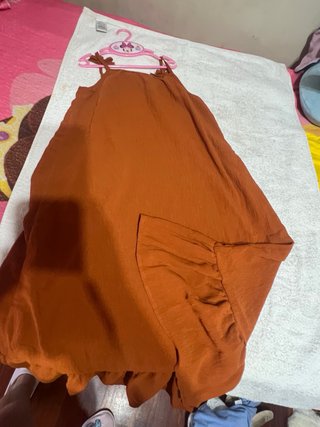 Vestido SHEIN naranja talla 11Y
