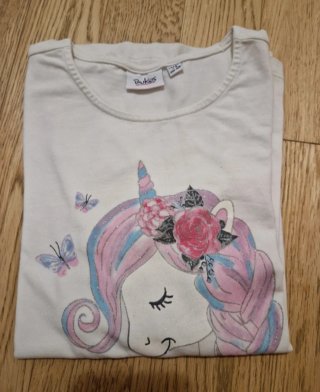Maglia Blukids unicorno 7/8 anni