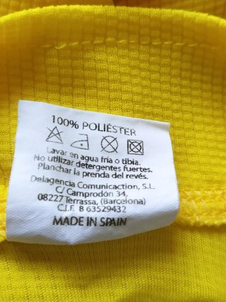 Maillot Ciclismo Amarillo Talla L Danone