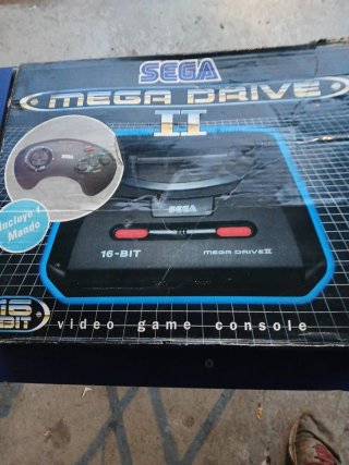 Consola Sega Mega Drive II Negra