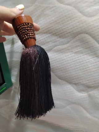 Borlas para cortinas de madera y tela