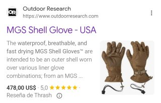 Guantes Outdoor Research MGS USMC