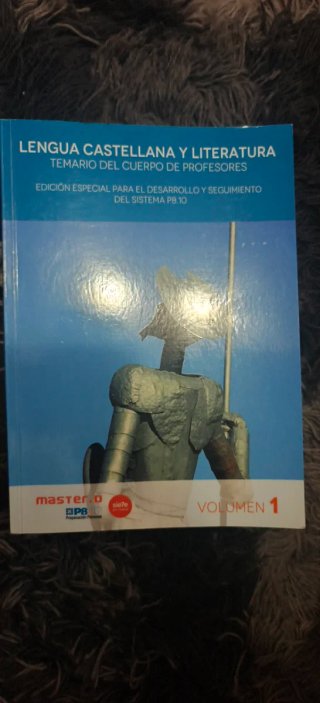 Temario oposiciones Lengua Castellana y Literatura