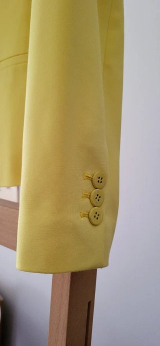 Americana Zara Amarillo Flúor Talla L Nueva