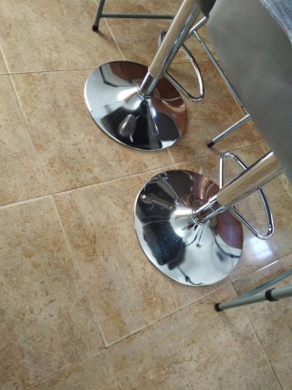 Juego de 2 Sillas Altas Regulables