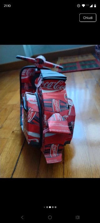 Modellino Vespa Coca Cola Vintage Latta