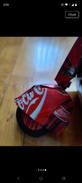 Modellino Vespa Coca Cola Vintage Latta