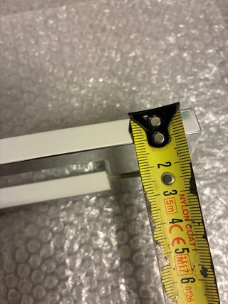 Maniglia doppia porta doccia