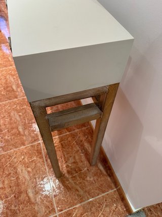 Consola madera de paulonia