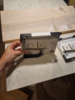 Estantería madera y metal