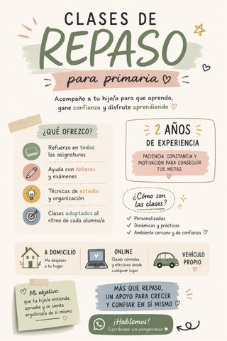Clases de repaso primaria
