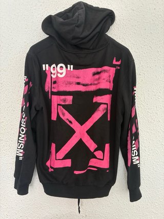 Sudadera Off-White con cremallera y capucha