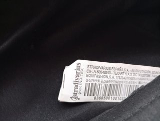 Mochila Stradivarius bordada flores