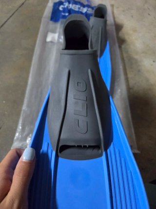 Aletas Cressi Clio Azul