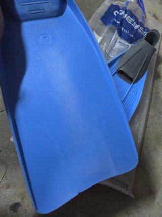Aletas Cressi Clio Azul