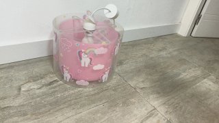 2 Lámparas Infantiles Unicornio y dinosaurios