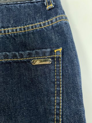 Blumarine Capri Bermudas Blu Navy Taglia S