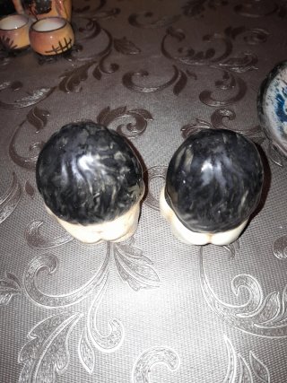 Figuras cerámica Adán y Eva