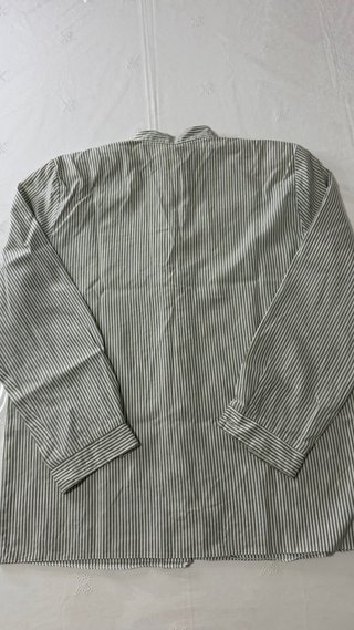 Camicia donna righe verdi e bianche S