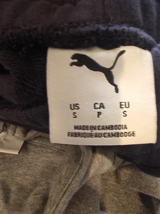 Chándal Puma Talla S Negro y Gris