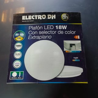 Plafón LED 18W Extralplano Selector Color