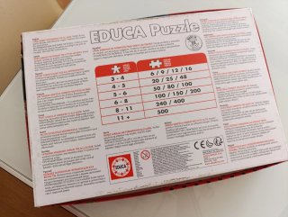 4 Puzzles Educa Vaiana y Lady Bug