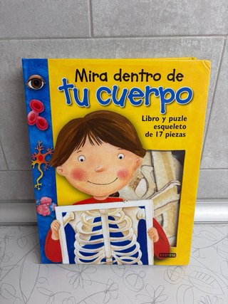 Libro Puzle Esqueleto "Mira dentro de tu cuerpo"