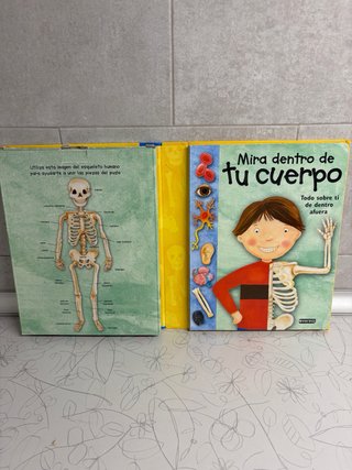 Libro Puzle Esqueleto "Mira dentro de tu cuerpo"
