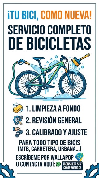 MECANICA Limpieza, reparación y ajuste de bicis