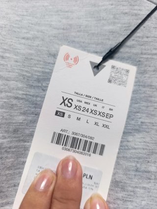 Vestido sudadera Zara con volante talla xs