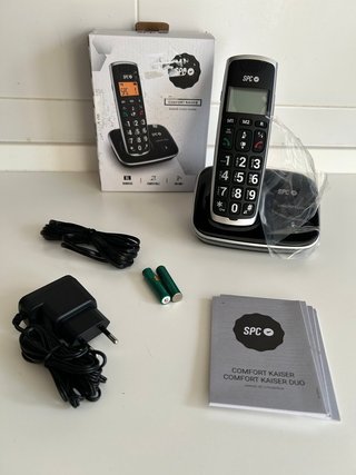 Teléfono Inalámbrico SPC Comfort Kaiser Negro