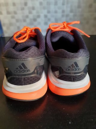 Zapatillas Adidas Galaxy Elite Negras Naranja.