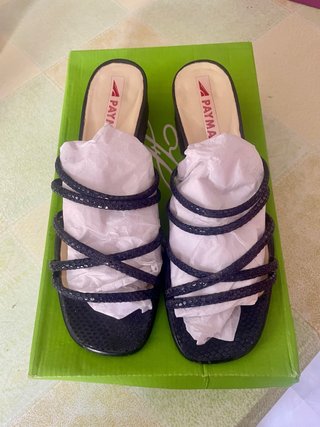 Sandalias Payma Piel Talla 37 Azul Marino