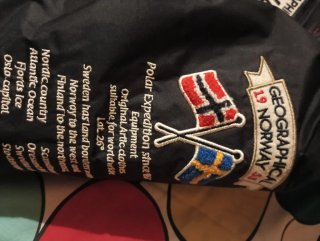Chaqueta Geographical Norway niño azul oscuro