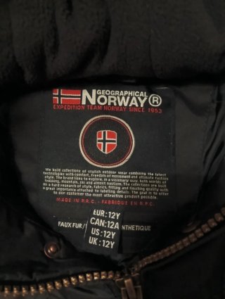 Chaqueta Geographical Norway niño azul oscuro