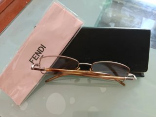Occhiali da vista Fendi oro  rosa con custodia