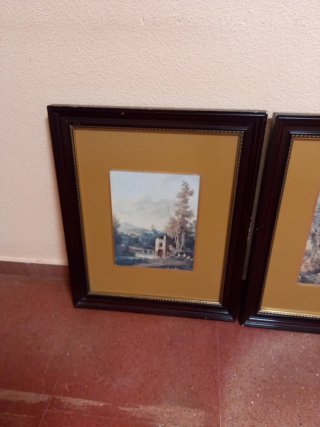 Pareja de cuadros decorativos