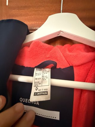 Abrigo Quechua niña azul