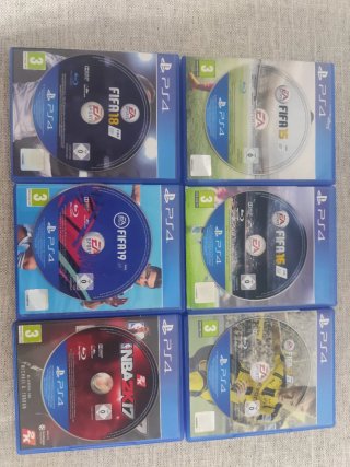 Pack 6 Juegos PS4 FIFA y NBA 2K