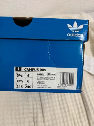 Adidas Campus Azul y Blanco