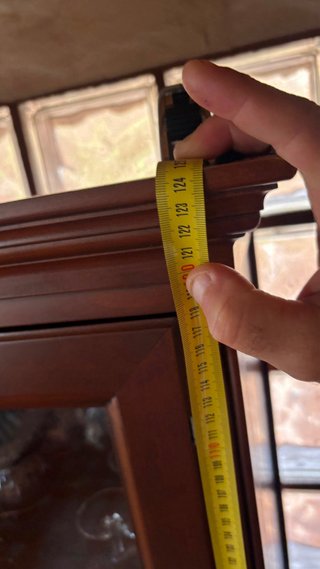 Vitrina de salón de madera y cristal Precio negoc