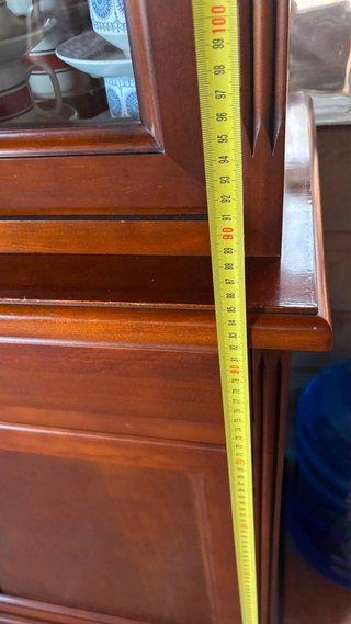 Vitrina de salón de madera y cristal Precio negoc