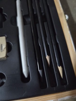Set de carboncillo para dibujar