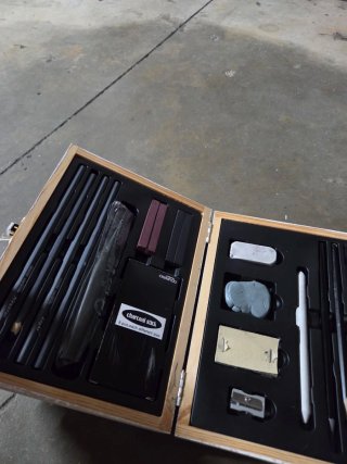 Set de carboncillo para dibujar