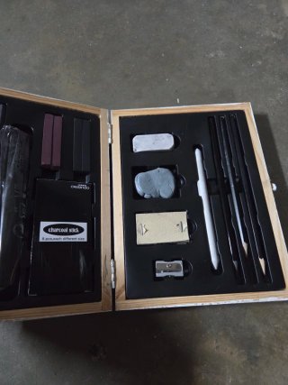 Set de carboncillo para dibujar
