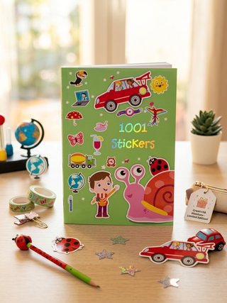 libro con adesivi stickers 1001