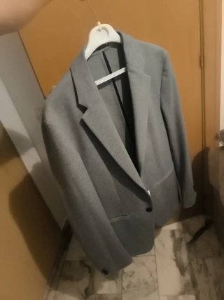 Blazer Zara Gris Talla S