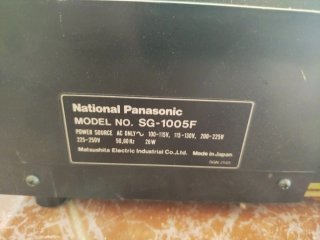 Tocadiscos Radio Cassette National Panasonic