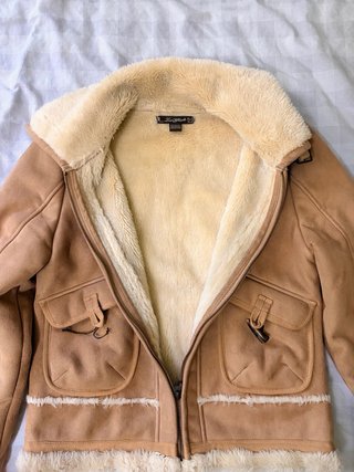 Chaqueta Zara Girls ante sintético