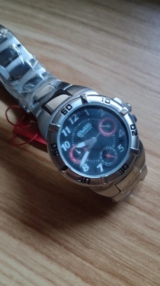 Reloj Duward Plata y Negro